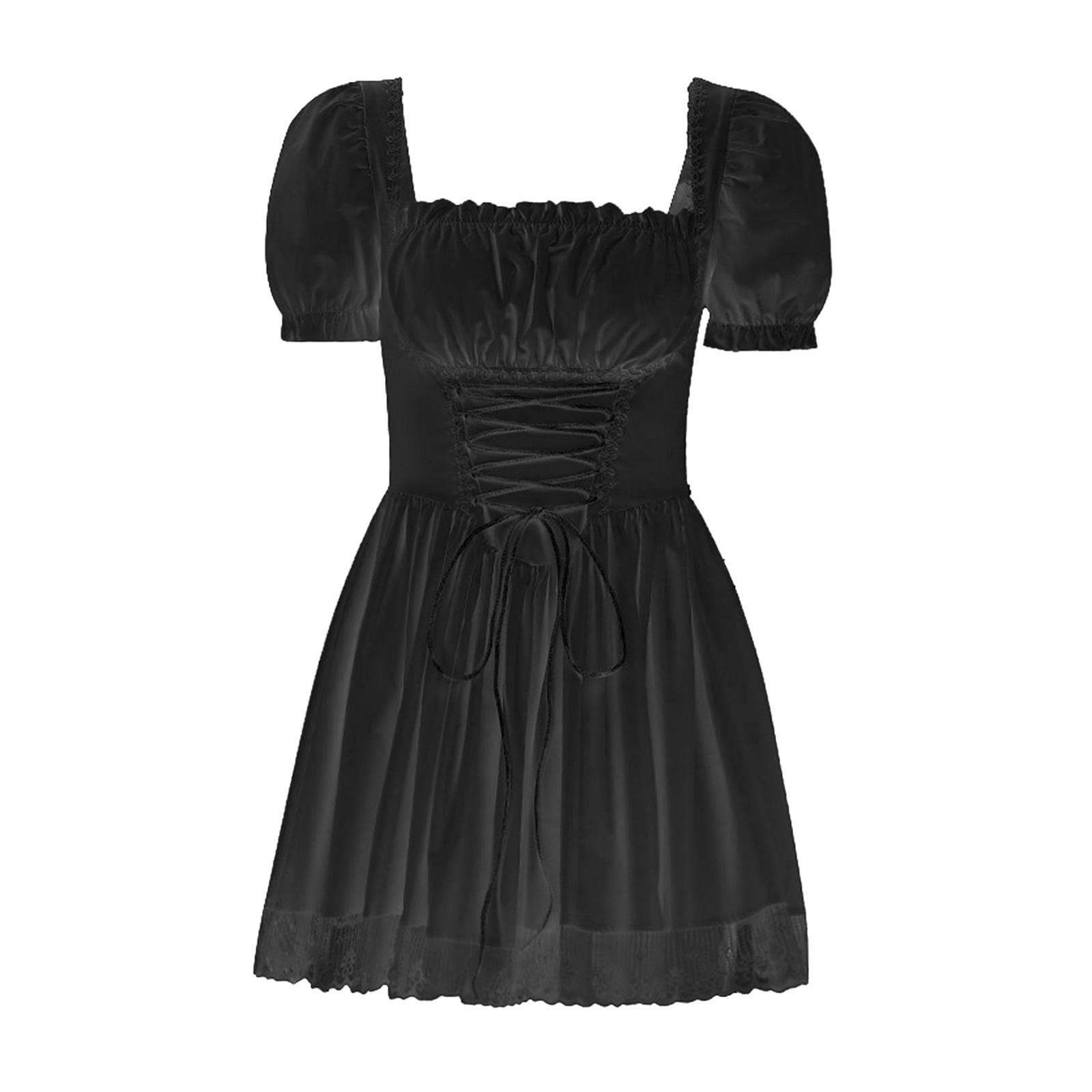 Japanese Gothic Dress Lolita Vintage Lace Skirts for Trip Women Wife M Black Clothing, Shoes & Accessories | Womens Clothing | Dresses