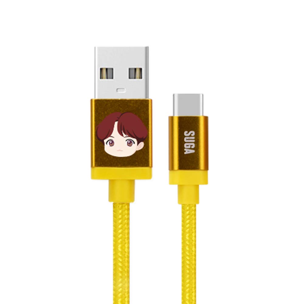 BTS Character Cables (Type C Cable_SUGA)