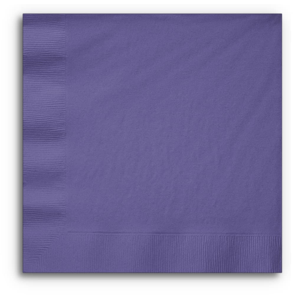 Creative Converting 59115B Lot de 250 serviettes de table en papier Motif Touch of Color Violet