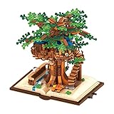 JANMPASK Ideas Tree House Model Building Toy Set for Adult Build Creative Book Adventure Playset Toy