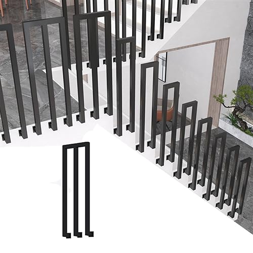 Rambarde d'escalier robuste avec fixation latérale pour balcon et jardin