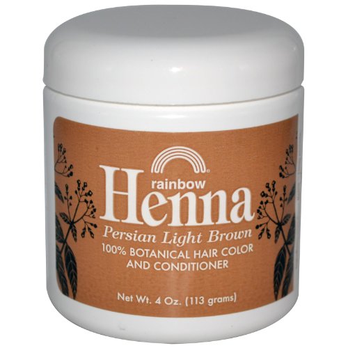 Rainbow Research Henna Color y Acondicionador Capilar Marrón Claro Persa 4 oz