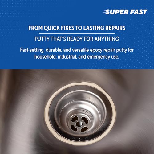 Image of Bondset Super Fast Epoxy Repair Putty 25g X 10, User-Friendly, Quick Setting, Durable Bond, Water & Chemical Resistant, Indoor & Outdoor Use