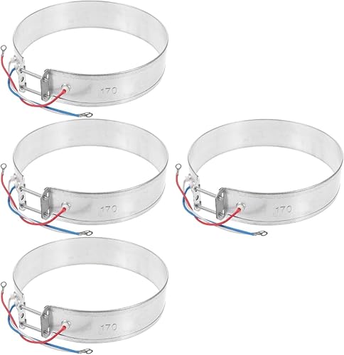 BESTOYARD Bobina de calentamiento de 4 piezas Caldera de agua portátil Hervidor de agua caliente Hervidor eléctrico de viaje Calentador de agua