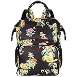 MATEIN Cute Backpack for Women, Stylish 15.6 Inch Laptop Backpack with USB Charging Port, Travel Camping Insulated Lunch Box Backpack Leakproof Cooler Backpack for Nurse Teacher Office Work College