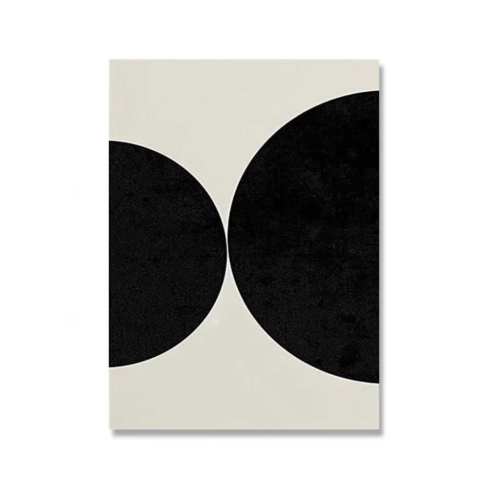 DFZEWKI Modern Abstract Wall Art Mid Century Geometric Black Arches Hd Canvas Print Poster Home Living Room Bedroom Decoration(40x50cm(16x20in)/No frame)