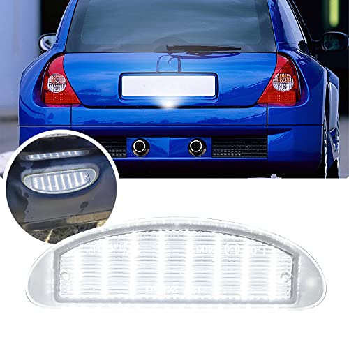 1Pc LED Plaque D'immatriculation Lumière Pour Renault Clio II MK2 1998-2005 Twingo I MK1 1993-2007 Led Tag Lampe OEM #7700410754 7700433414