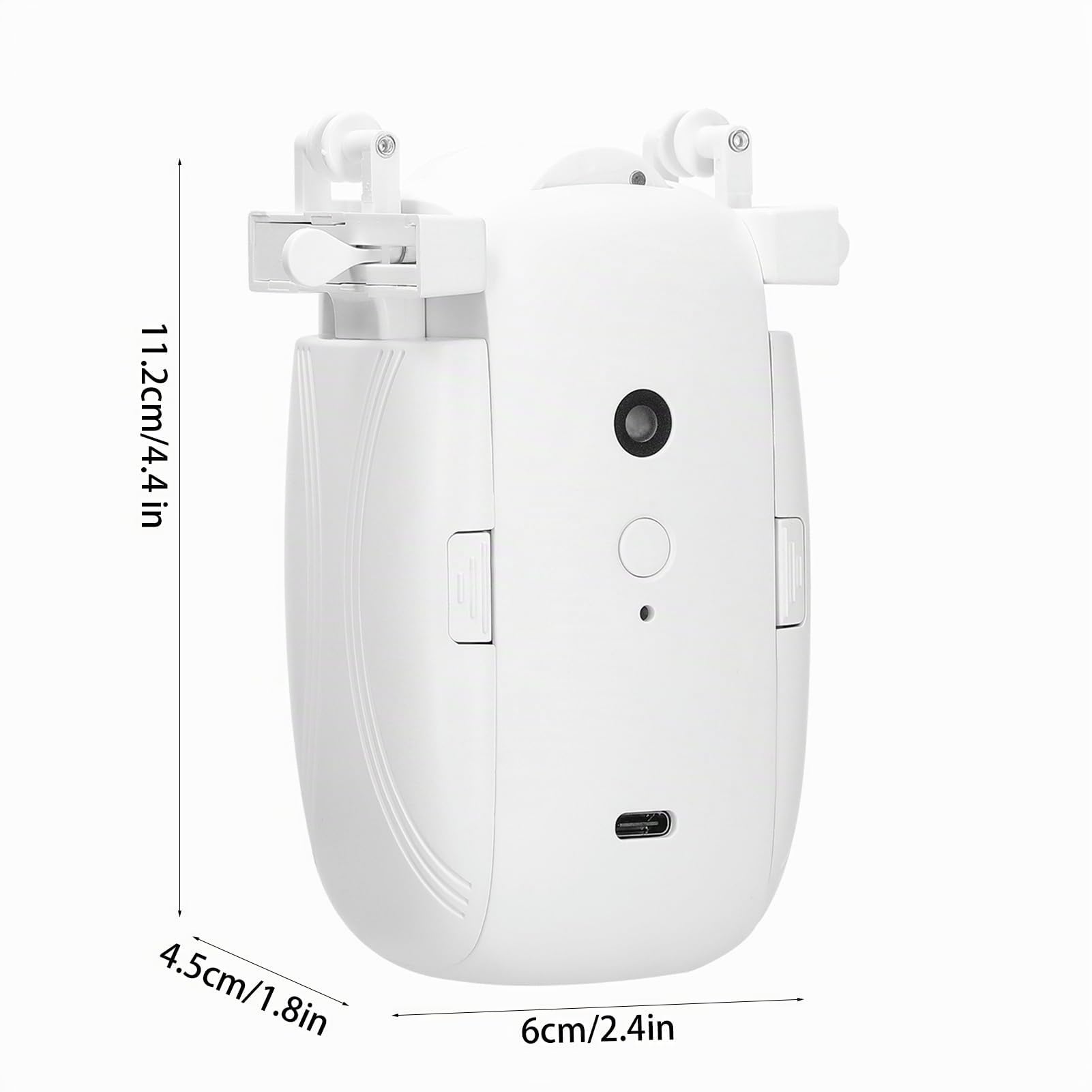 Automatischer Vorhang Öffner 3-in-1 Elektrischer Vorhangöffnermotor, Automatische Fernbedienung für Vorhänge mit Fernbedienung, Verwendet für I-Schiene U und Römische Stange (1PC)