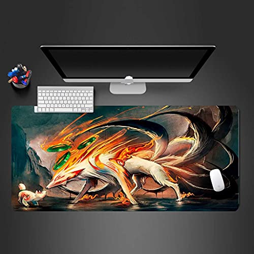 Tapis de souris gaming XXL pour éviter les glissements de clavier sur votre bureau d'ordinateur