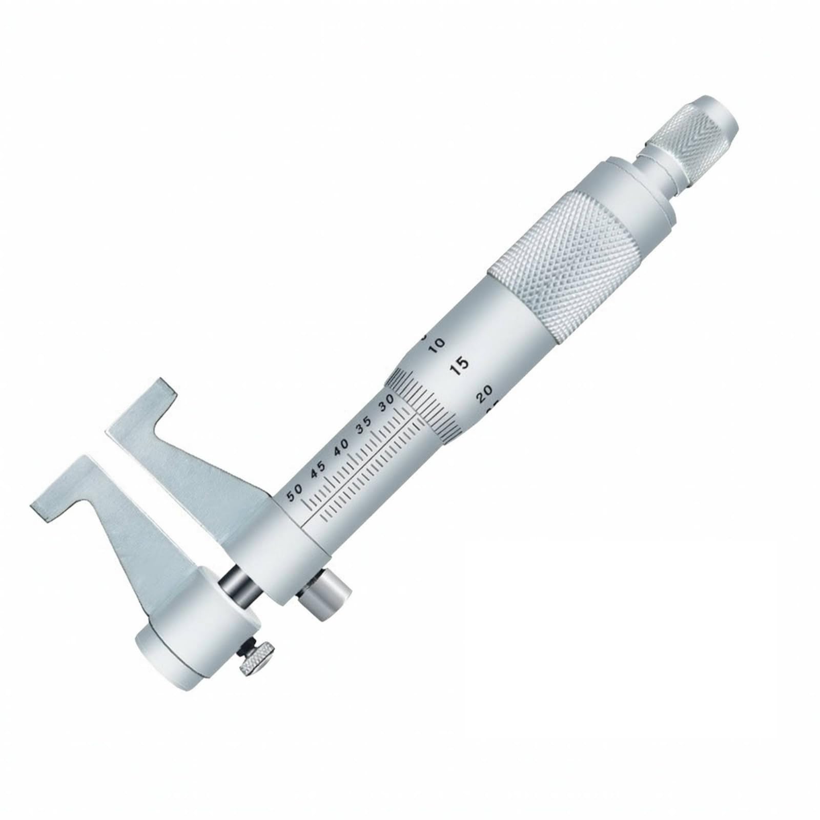 Instrumento para Medir Dimensiones Internas con Cuerpo Cilindrico Estable y Resolucion 0.01 Mm con Tope y Mango Estrriado, 25-50mm