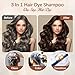 Hair Dye Shampoo 3 in 1, Hair Color Shampoo for Women & Men Argan Oil Dark Coffee Root Touch Up Semi Permanent Instant 100% Gray Hair Cover, Champu Para Canas, Easy to Use & Long Lasting, 16.9 Fl Oz