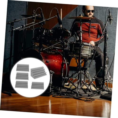 Totority 10pcs Soundproofing Pad Acoustical Wall Panels Sound Absorbing para Home Studio miniatura 4