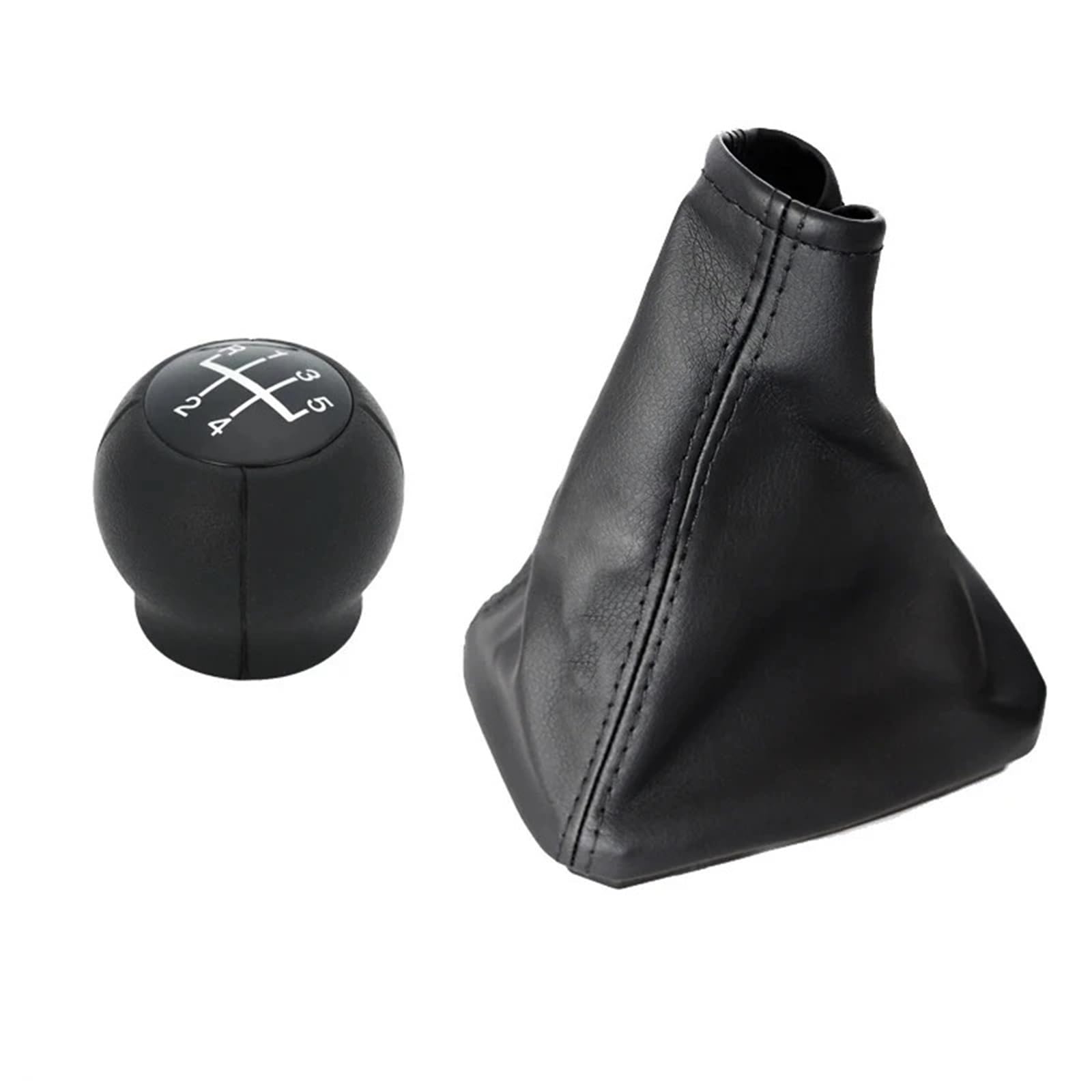 Jxewmtmc for Opel for Corsa for Tigra for Combo MT 5 Speed Car Gear Shift Knob with Gaiter Boot Cover Handbrake Case Gear Stick Shift Cover