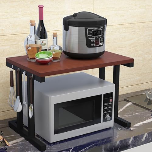 Étagère de rangement pour four à micro-ondes organisateur de cuisine gain de place