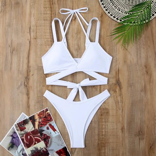 Women Sexy Push-Up Swimsuit Swimwear Thong Bikini Set Swimming Suit4