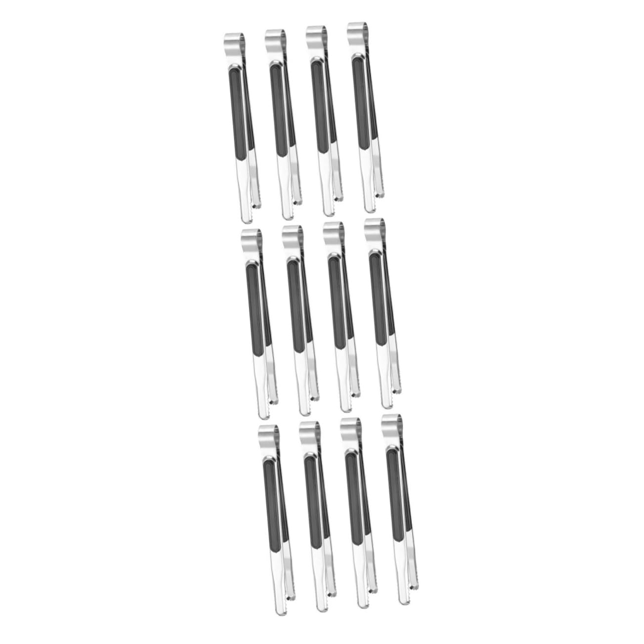TOYANDONA 3 Series Pinzas De Barbacoa De Inoxidable Con Antideslizante De Servir Y Asar Camping Y Fiestas 4 Piezas X 3