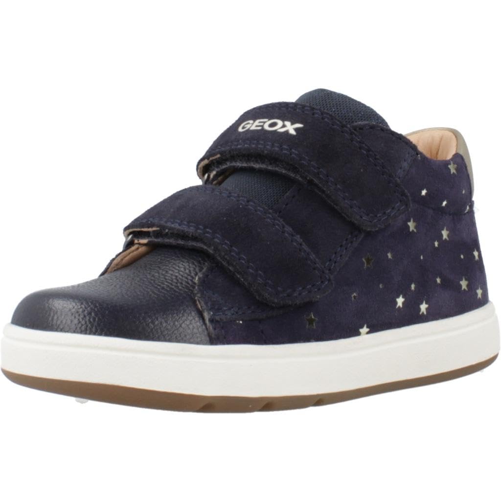 Geox Baby B BIGLIA Girl C Sneaker, 2 UK Child Blue