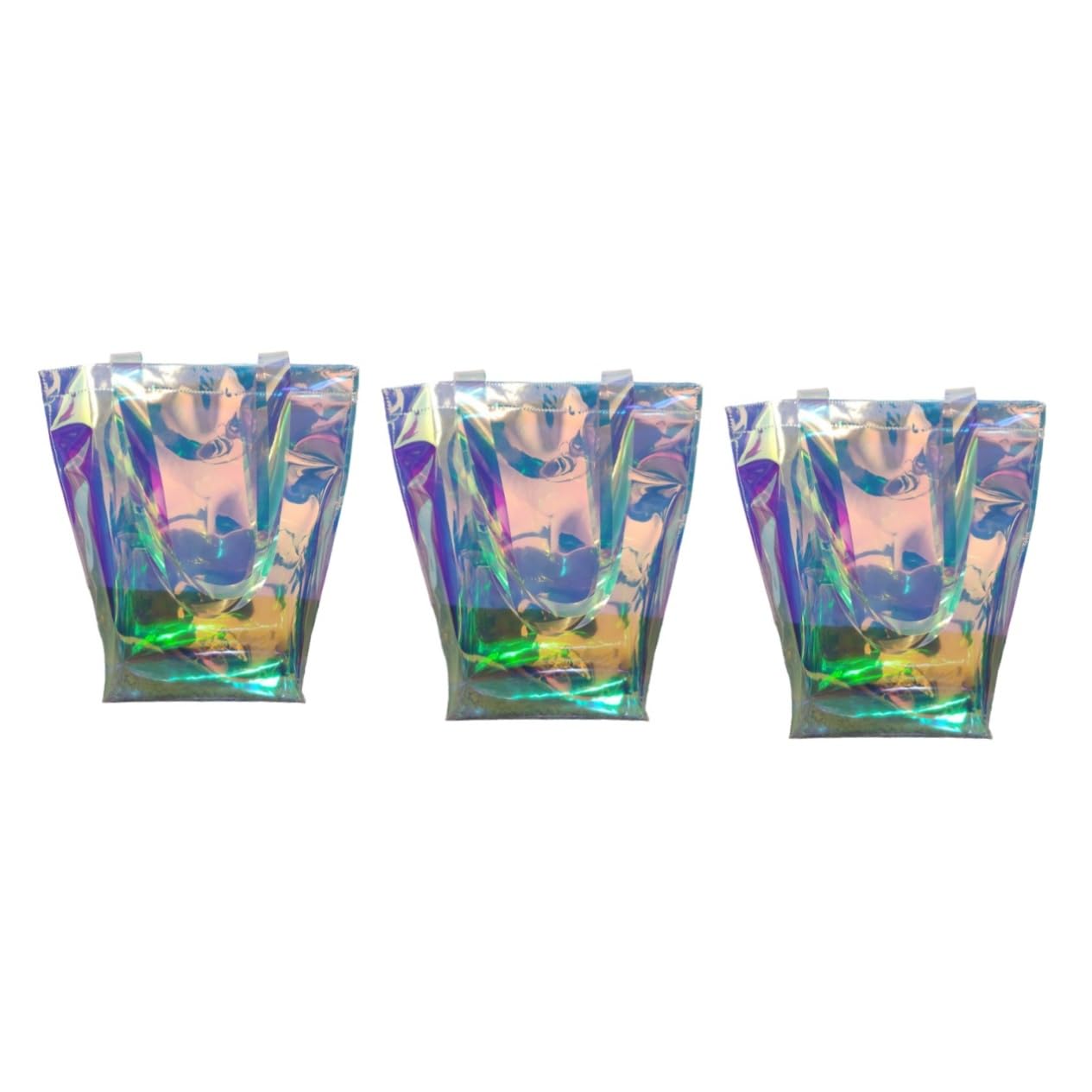 3-Teilige Tasche Buggy-Tasche Gelee-Einkaufs Handy-Geldbörse Gelee-Geldbörse Handy- Aufbewahrungs Hand Durchsichtige Trage Pvc-