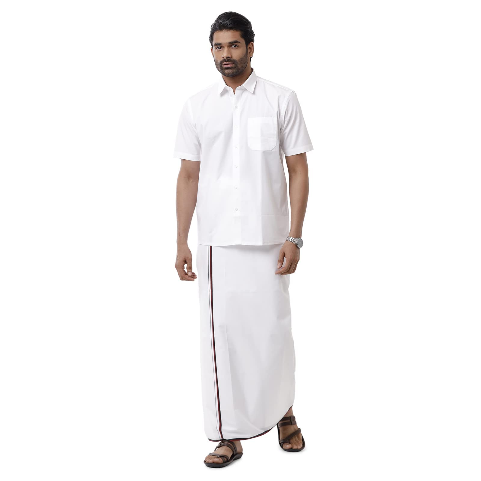Dhoti for Men Wrinkle Free-image-23