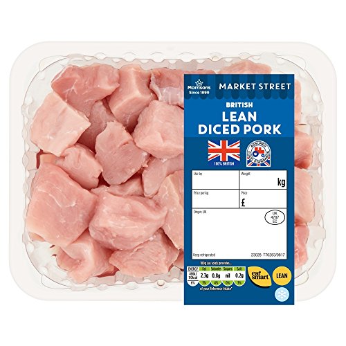 Reduced Shelf Life Lean British Diced Pork 445g