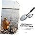 POPETPOP 2sets Portable Fishing Bait Feeder Device Throwing Spoon Fishing Nest Tool for Precise Bait Release and and Compact
