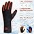 ThxToms Heated Glove Liners for Men Women, Rechargeable Battery Electric Heated Gloves, Upgraded Thin Heating Gloves for Raynaud's Arthritis Hands Skiing Driving, Instant Heat, Touchscreen, Dexterity