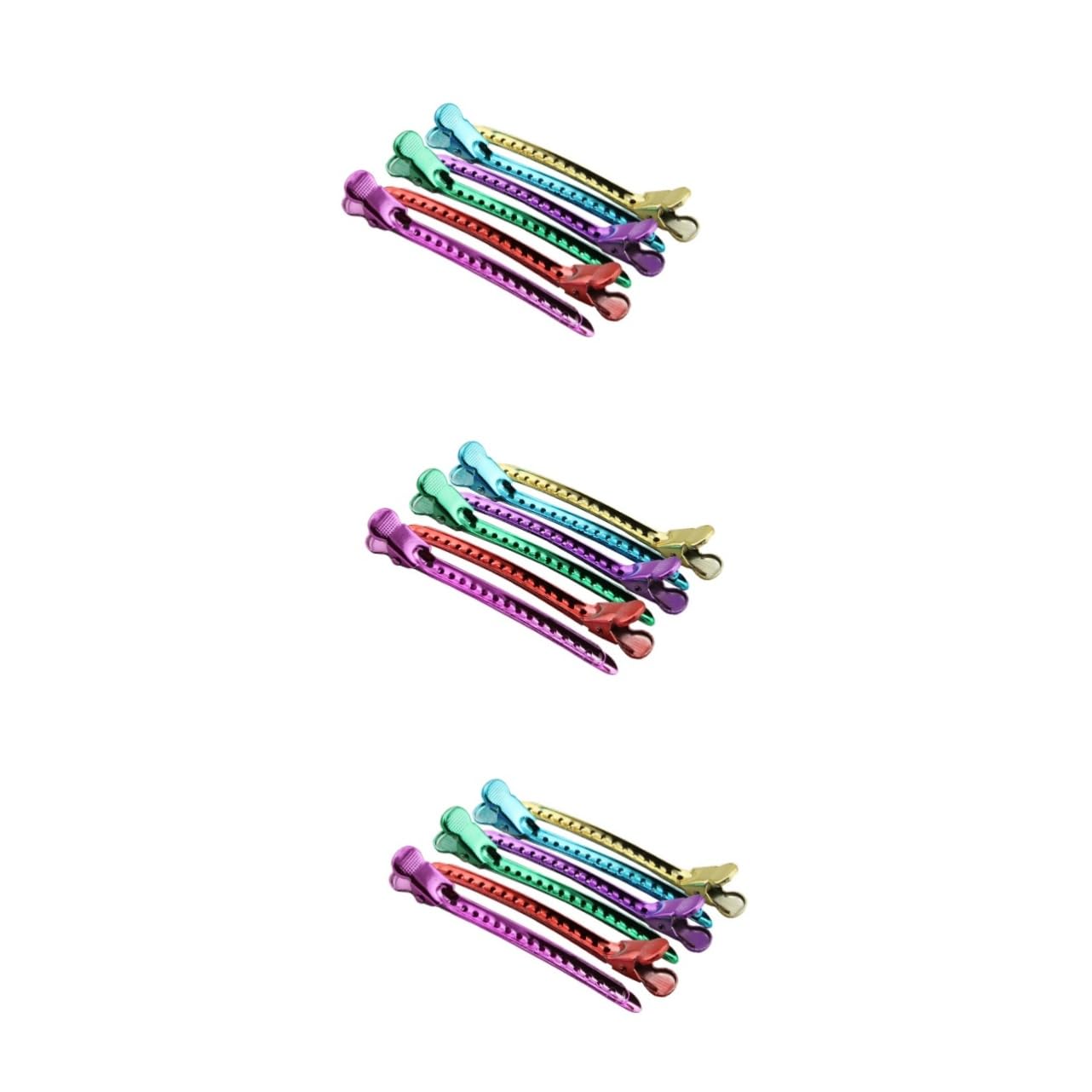 FRCOLOR 3 Set Di Fermagli Per Fermagli Per in Acciaio Inox Forcine Per Parrucchiere Strumenti Per Lo Styling Dei 12 Pezzi * 3