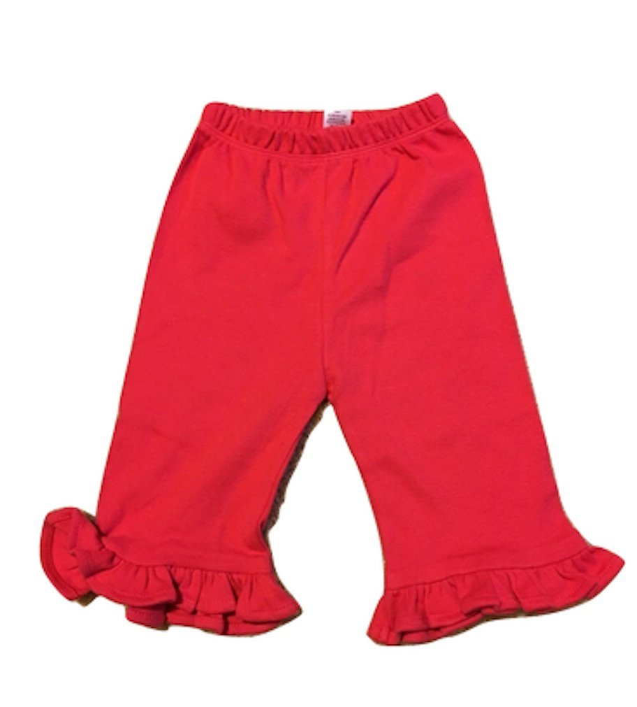 Monag Frill Bottom Pants 3-6M Red