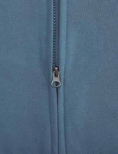 Image of Ohoo Mens Slim Fit Sleeveless Lightweight Zip Up Hooded Sweatshirt Vest Hoodie