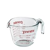 Prepware 1 Cup Measuring Cup, Clear w/ Red Measurements (6001074)