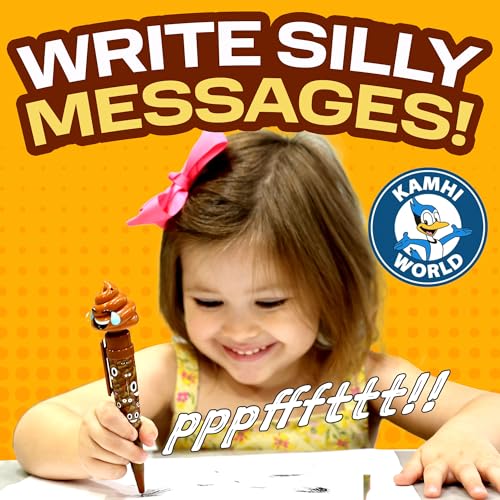 Farting-Poop-Pen-with-Multiple-Funny-Sounds-Easter-Basket-Stuffers-Gag-Gift-for-Kids-Surprise-Prank-Toy-for-The-Entire-Family-Office-Novelty-Present-Original Farting Poop Pen with Multiple Funny Sounds Easter Basket Stuffers Gag Gift for Kids Surprise Prank Toy for The Entire Family Office Novelty Present Original