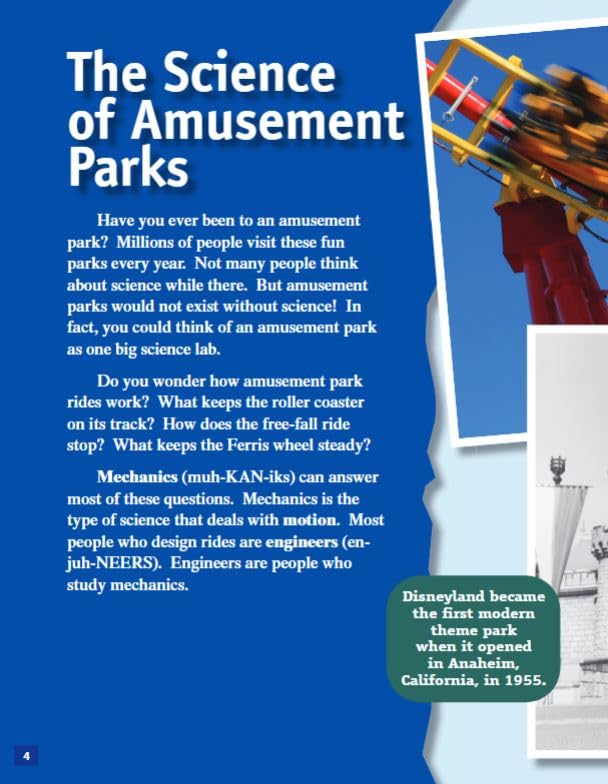 How Amusement Parks Work: Geology and Weather (Science Readers) - Image 4