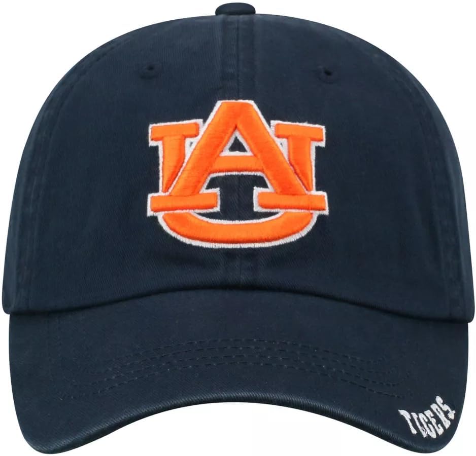 University Auburn Classic Edition Hat Adjustable Team Logo Relaxed Fit Cap (Navy) - Image 2