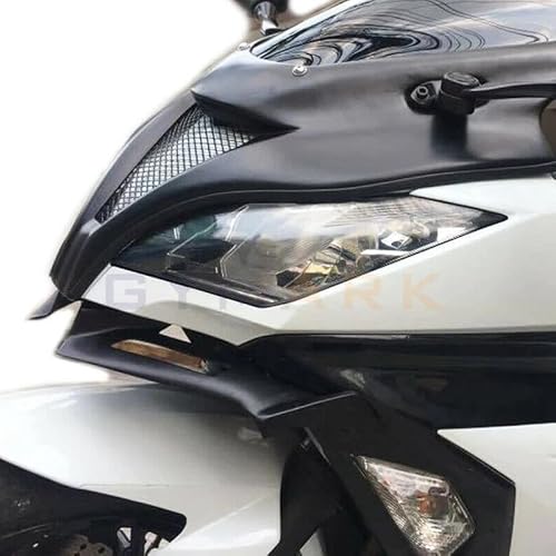 Motorcycle body frame protection for Kawasaki Ninja 300 Ninja 250 NINJA300/250 2013 2014 2015 2016 2017 Motorcycle Accessories decoration Pneumatic Tail Spoiler Protector Front Fairing (matte carbon)