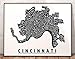 Cincinnati Neighborhood Map Print, signed print of my original hand drawn Cincinnati typography map art