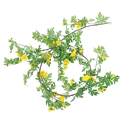 Alipis Künstliche Ranke Für Garten Dekorative Blumenranke Gänseblümchen-Rattan Party-Rattan Hängende Rattan-Dekoration