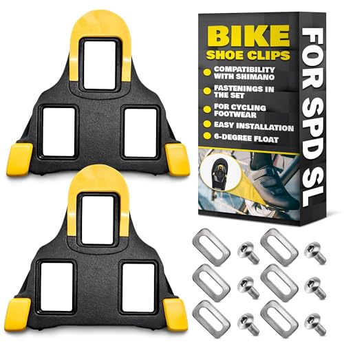 2 Pcs SPD SL Cleats – Road Bike Clips for