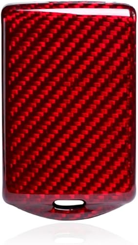 Miniatura 9 de Shell remoto rojo negro de la cubierta dominante de la fibra de carbono para 2016+Volvo XC90 WEWA