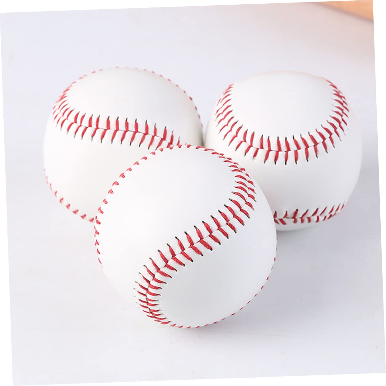 FOYTOKI 4 Pack No.9 Soft Practice Baseball Throwing Training Balls for Boys and Girls Adults Baseball Training Practice