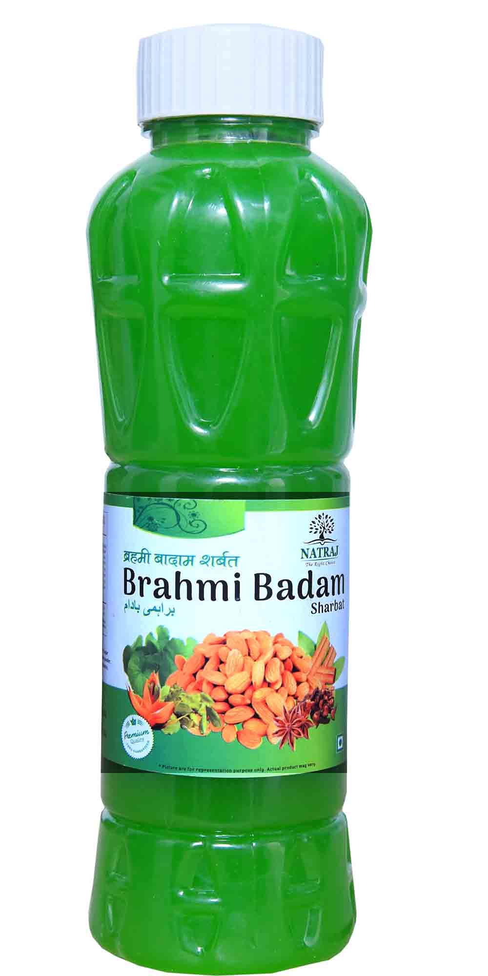 Natraj The Right Choice Brahmi Badam Sharbat Syrup, 750 ml