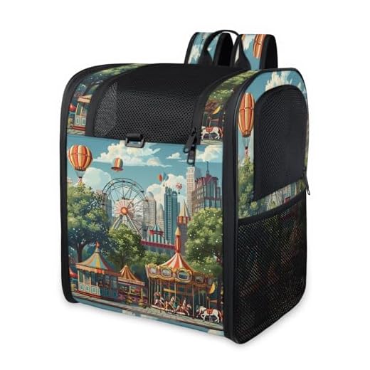Breathable Pet Backpack for Cats and Dogs