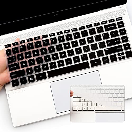 2 fundas protectoras de teclado para HP Pavilion x360 14 miniatura 1
