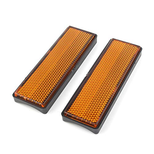 ゴールド リフレクター 長方形 Amazon | GZYF バイク 汎用 フロントフォーク リフレクター