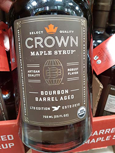 WYYDS Organic Crown Maple Syrup - Dark Color and Robust Taste (750mL) (1)