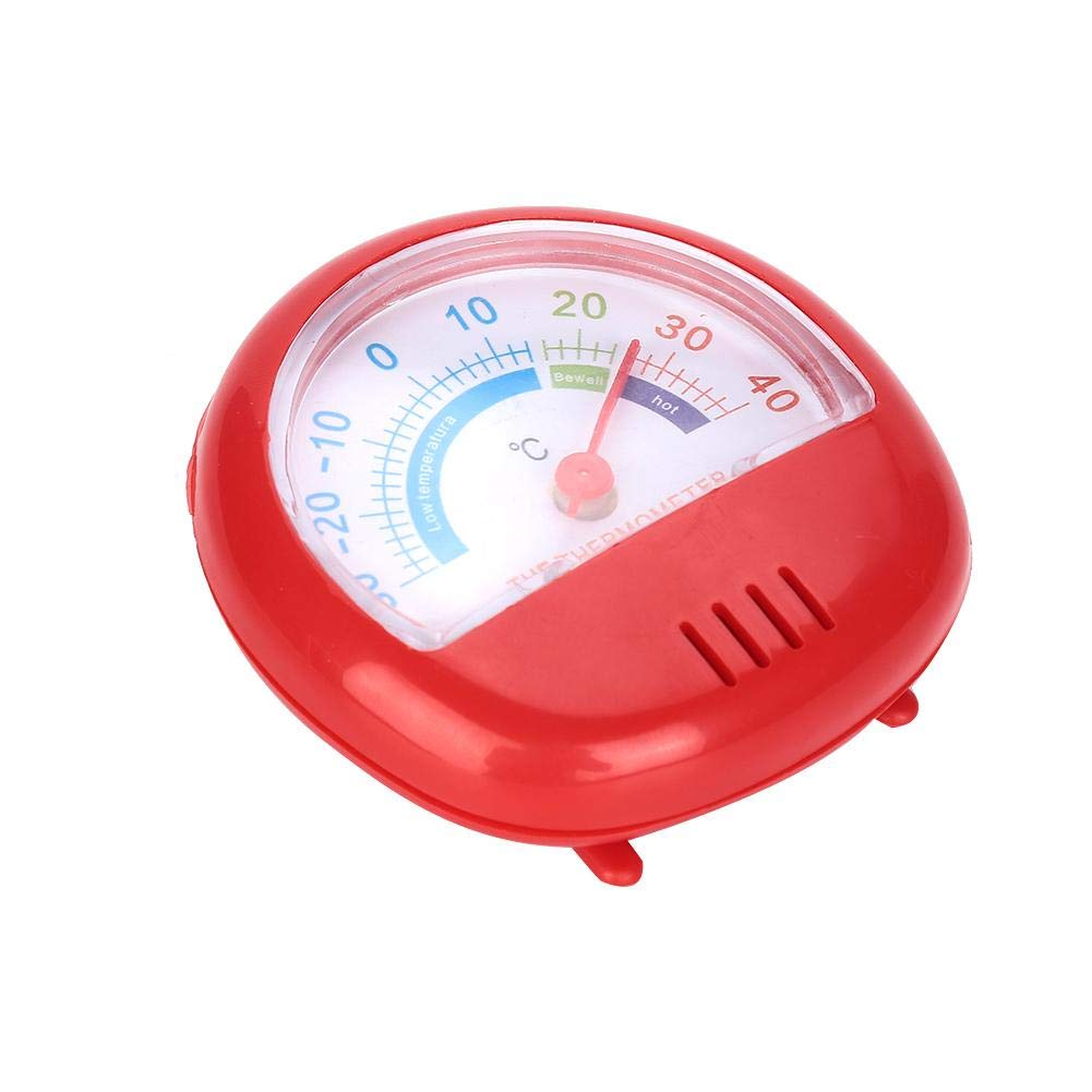 Termometro Frigo e Congelatore, Rosso, Meccanico, Analogico, ABS, 1 Unità