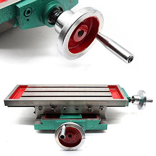 Milling Working Table - 17.7 X 6.7 Inch Worktable - Compound Slide Table Milling Working Cross Table Machine for All Drill Stands Bench Drilling Milling Machine (17.7