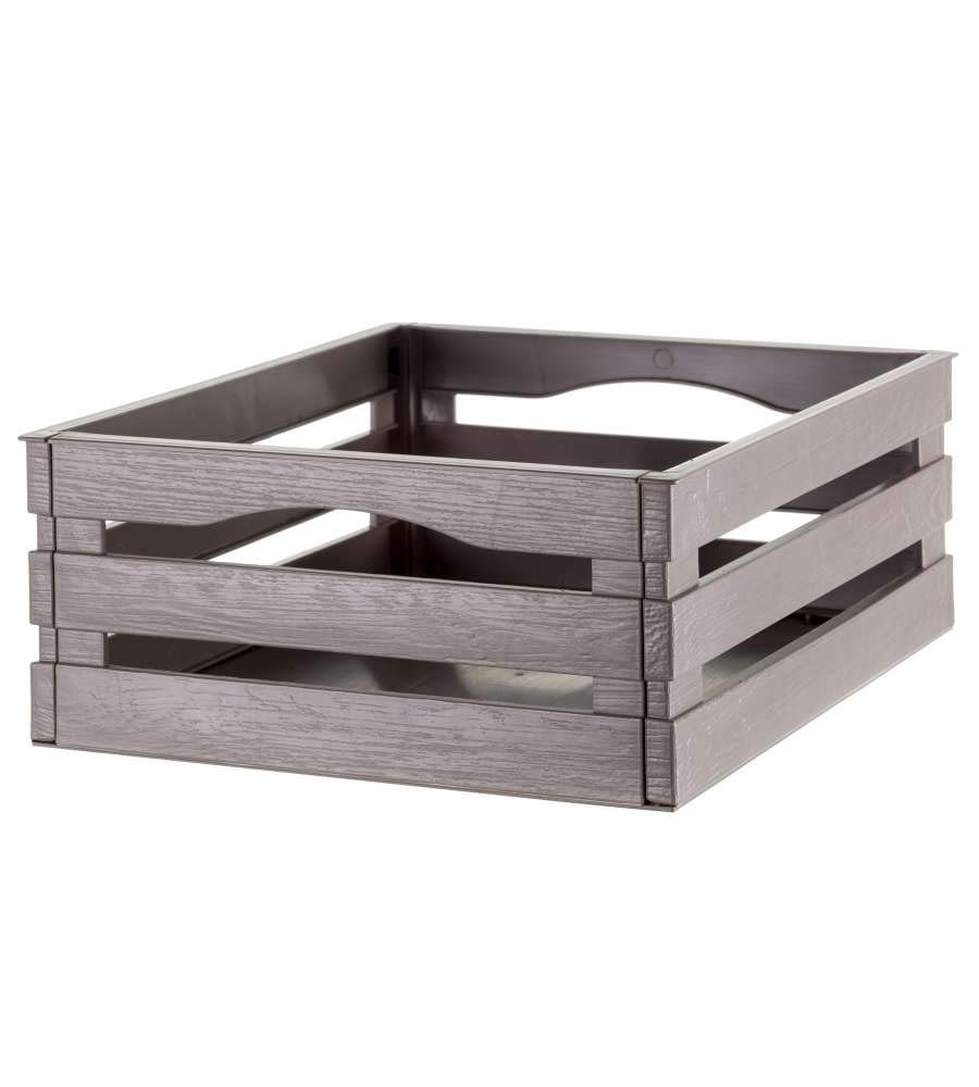 Bama Spa Aufbewahrungsbox „Tina“ Aus PVC – Cremefarben, Maße 25x16x10 Cm, Silberner Griff