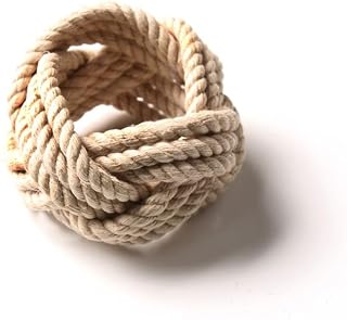 2PCS Hemp Rope Napkin Buckles,Hand Made Napkin Holder Rings,for Daily Dinner Party Wedding Dining Table Setting Farmhouse Decor