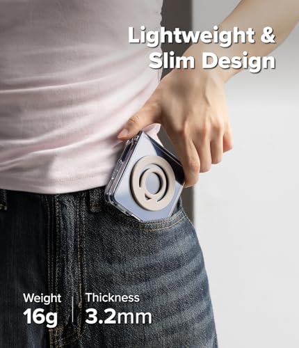 Image of Ringke Dual Magnetic Silicone Ring [Compatible with MagSafe Cases] [Double-Sided Magnetic Loop] Soft Silicone Removable Phone Finger Ring Grip Holder - Warm Gray