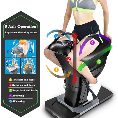 Simulatore elettrico di equitazione, macchina per esercizi addominali con display a LED, 20 velocità per una sana perdita di peso e fitness